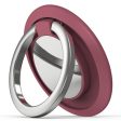 Universal magnetic rotatable phone ring holder - Hawthorn Red Online