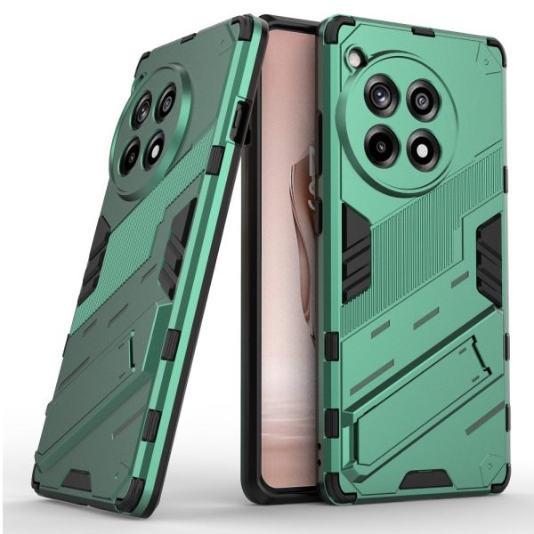 Shockproof OnePlus Ace 3   OnePlus 12R hybrid cover with a modern touch - Green Hot on Sale