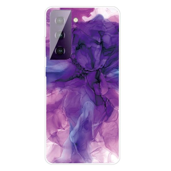 Marble Samsung Galaxy S21 FE case - Dreamy Purple Marble Hot on Sale