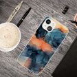 Marble iPhone 14 case - Orange Between the Blues Online