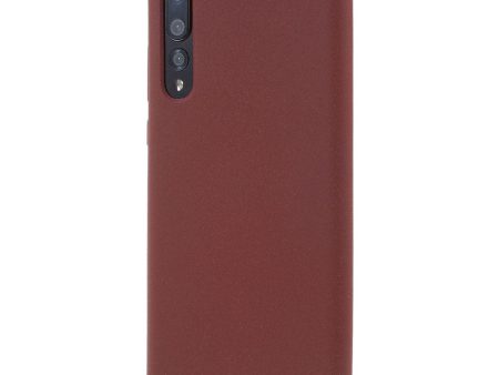 For Huawei P20 Pro Double-sided Matte TPU Phone Casing - Wine Red Hot on Sale