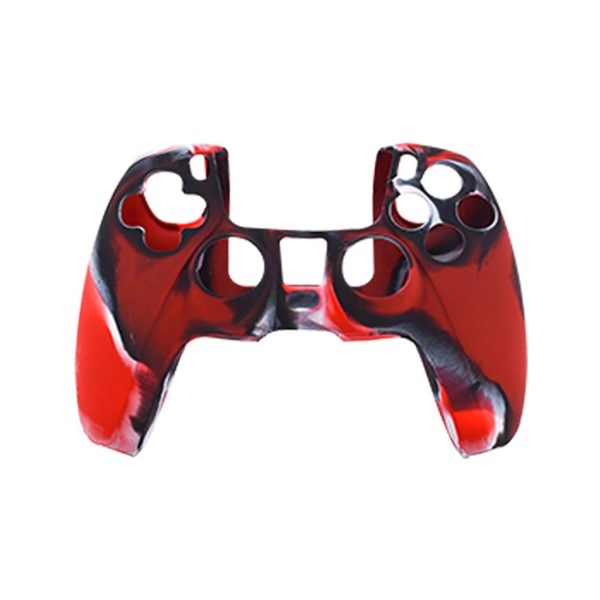 Sony PlayStation 5 - PS5 silicone case - Camouflage Red For Cheap