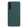 Microfiber lined soft rubber Samsung Galaxy S24 Plus cover - Green Fashion