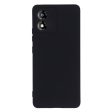 Matte liquid silicone cover for Motorola Moto E13 - Black Sale