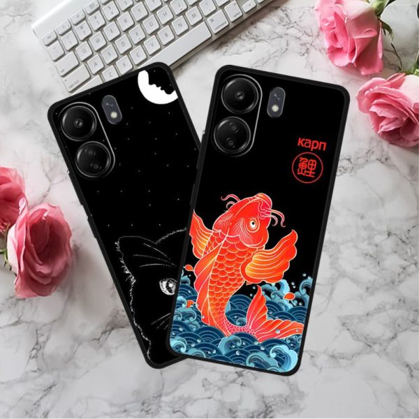 Imagine Xiaomi Redmi 13C   Xiaomi Poco C65 cover - Four Cranes Soaring Supply