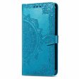 Mandala OnePlus 12 leather case - Blue For Discount