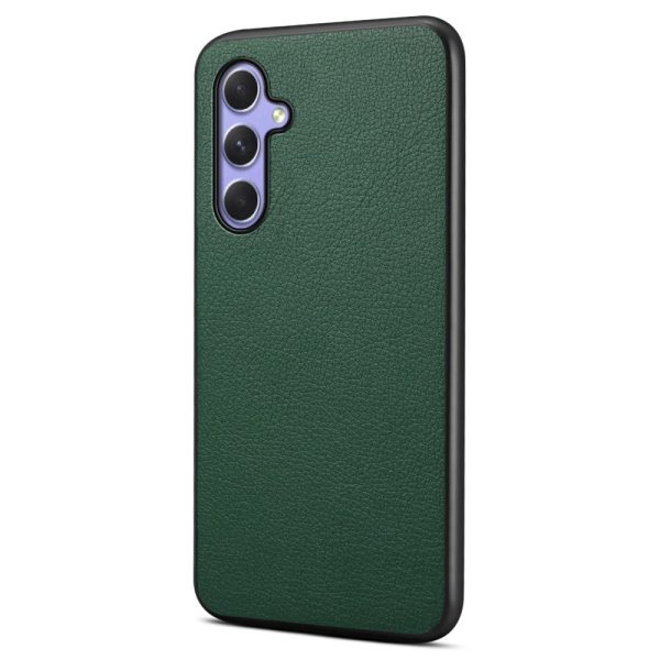 Matte and sleek textured Samsung Galaxy A54 cover - Green Online now