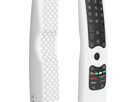 LG Magic Remote 2021 MR21 silicone cover - White For Discount