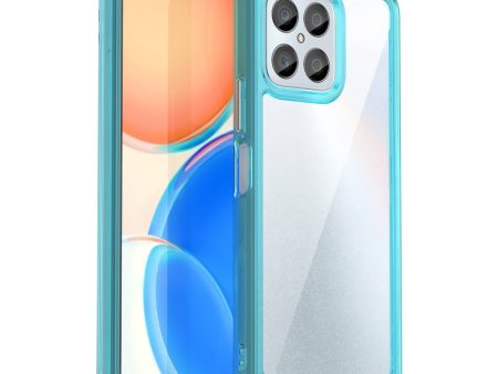 Honor 70 Lite   Honor Play 30   Honor X8   Honor X6   Honor X8a smart acrylic cover - Transparent Blue on Sale