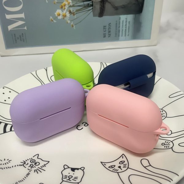 1.3mm AirPods Pro 2 silicone case with buckle - Azure Online Sale