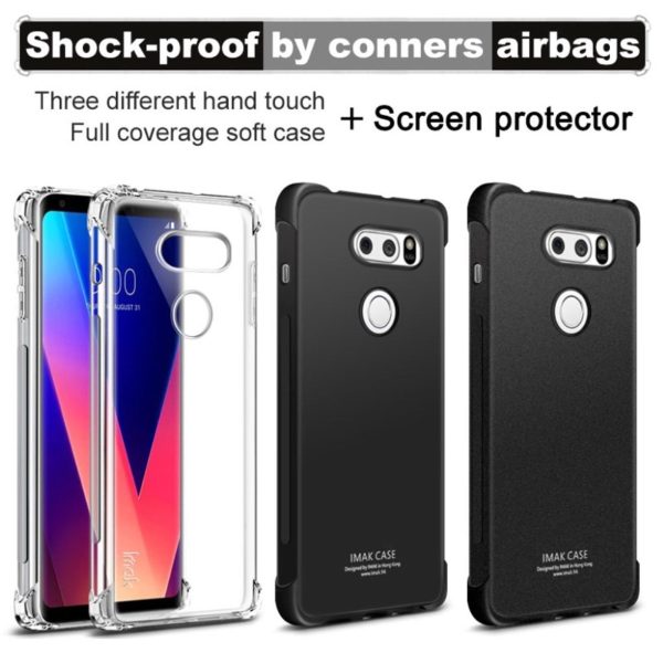 IMAK LG V30 soft air-cushioning shockproof case - Transparent Supply